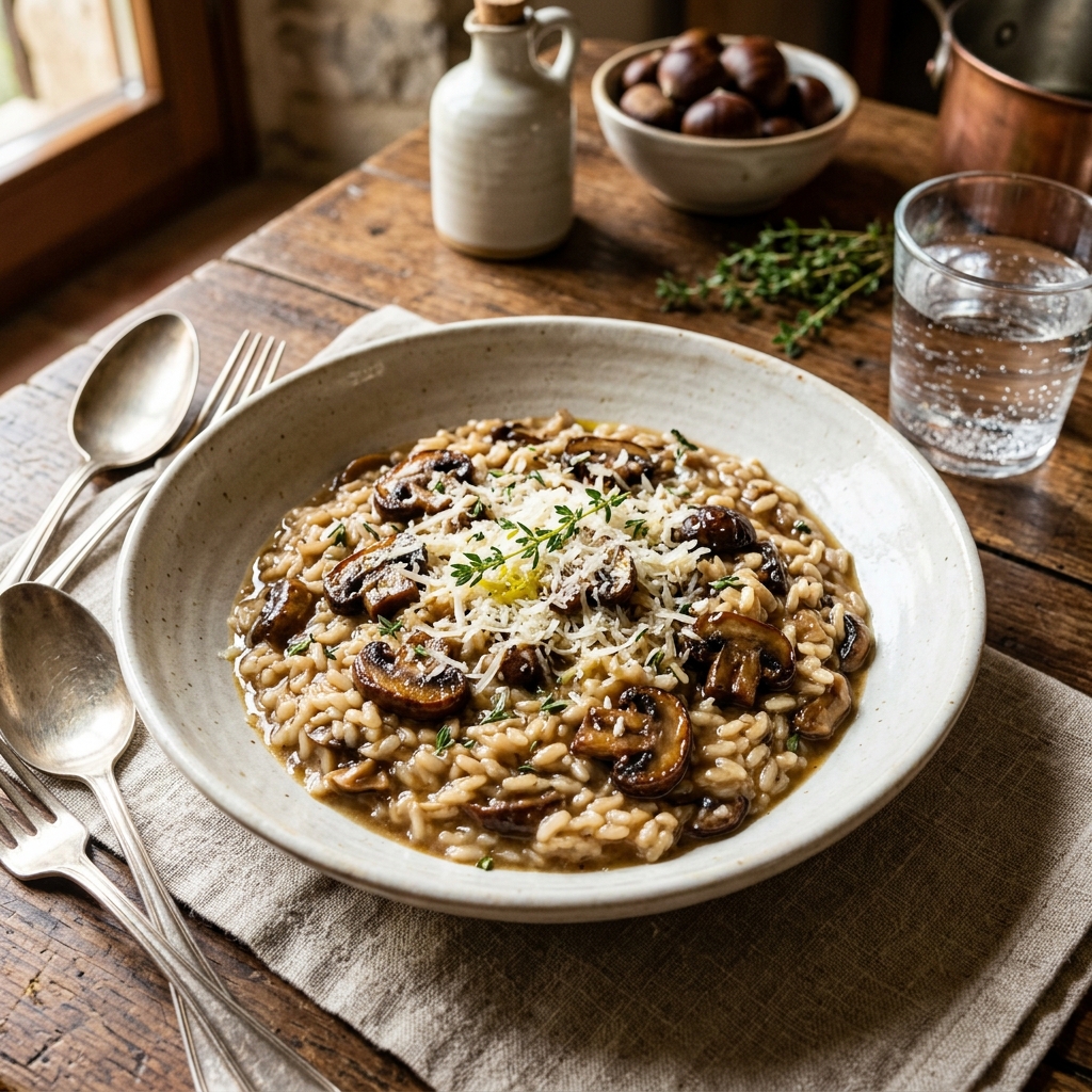 Creamy Mushroom Risotto